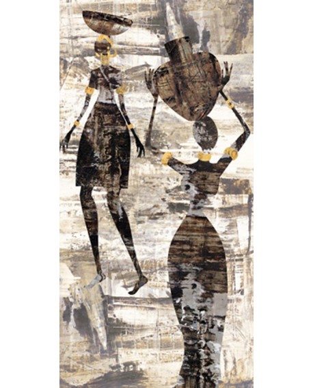 FIELDS CUADRO ETNICO AFRICANO VERTICAL MURAL PANORAMICO Home