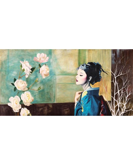 BENSON CUADRO ETNICO ORIENTAL GEISHA CABECERO 2 Home