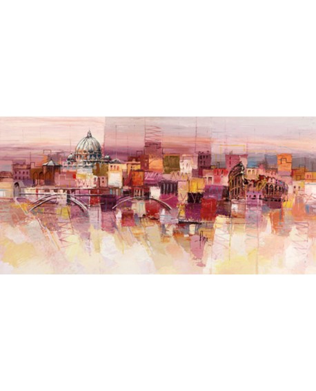 FLORIO CUADRO PANORAMICO ROMA MODERNO SKYLINE Home