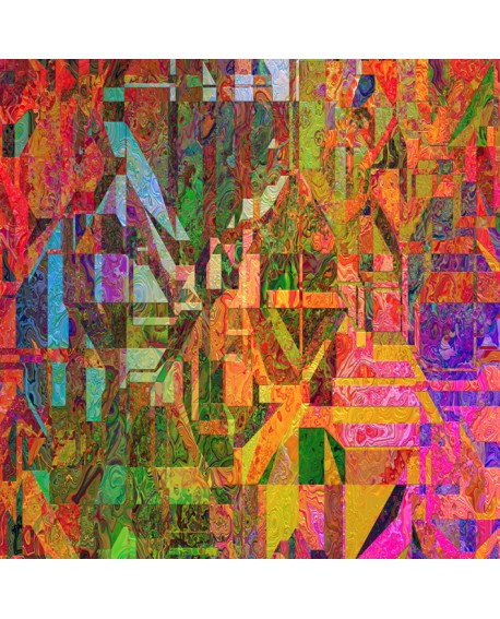 Mural Vidriera Abstracto moderno decorativo reproduccion Home