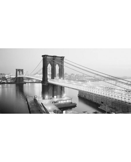 CUADRO FOTOGRAFIA BN PUENTE BROOKLYN MANHATTAN Home
