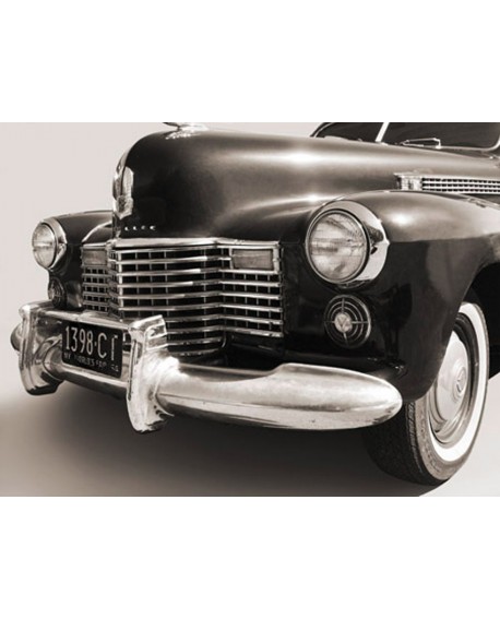 CUADRO FOTOGRAFIA BN COCHE VINTAGE CADILLAC 1941 Home