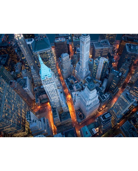 CUADRO FOTOGRAFIA VISTA AEREA WALL STREET NEW YORK Home