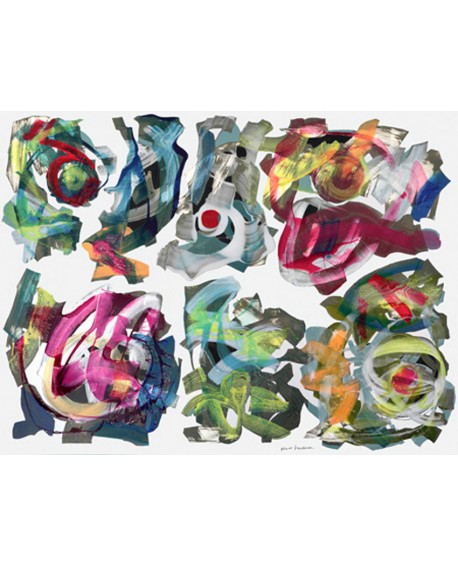 NINO MUSTICA CUADRO MODERNO ABSTRACTO MURAL VANGUARDISTA Home