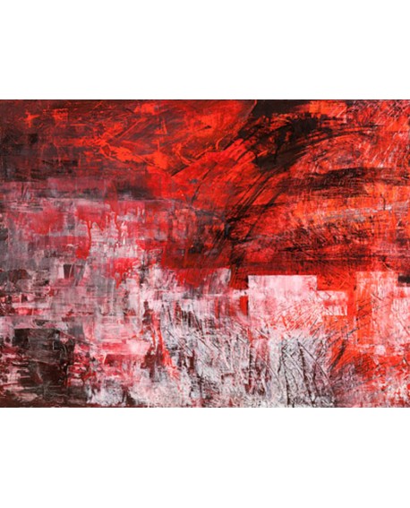 ITALO CORRADO CUADRO ABSTRACTO MURAL PUESTA DE SOL Home