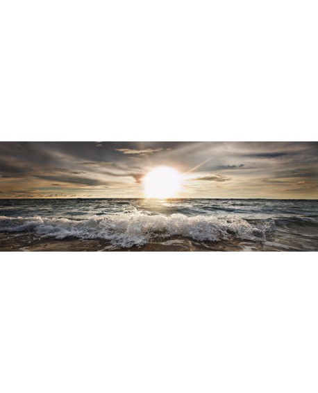 CUADRO MEGA PANORAMICO FOTOGRAFIA ATARDECER MAR Home