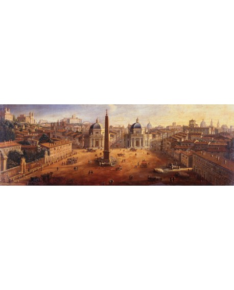 GASPAR CUADRO RENACIMIENTO PLAZA DE POPOLO ROMA Home