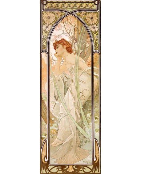 ALPHONSE MUCHA CUADRO FRISO ART NOUVEAU DECO AMANECER Home