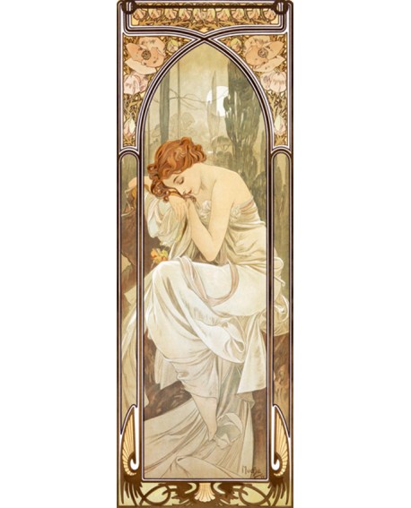ALPHONSE MUCHA CUADRO FRISO ART NOUVEAU DECO NOCTURNO Home