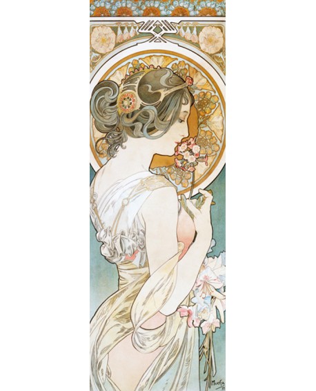 ALPHONSE MUCHA CUADRO FRISO ART NOUVEAU DECO PRIMAVERA Home