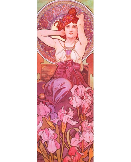 ALPHONSE MUCHA CUADRO FRISO ART NOUVEAU DECO AMETHYST Home