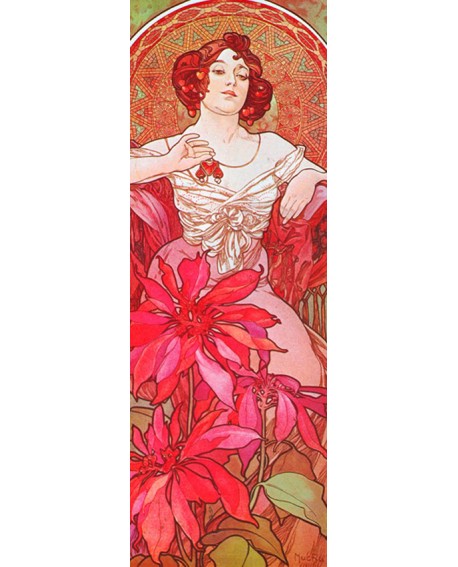 ALPHONSE MUCHA CUADRO FRISO ART NOUVEAU DECO RUBY Home