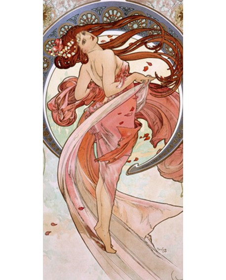 ALPHONSE MUCHA CUADRO FRISO ART NOUVEAU DECO DANZA Home