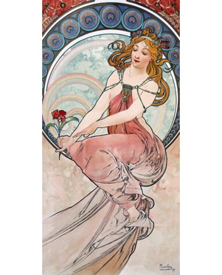 ALPHONSE MUCHA CUADRO FRISO ART NOUVEAU DECO PINTURA Home