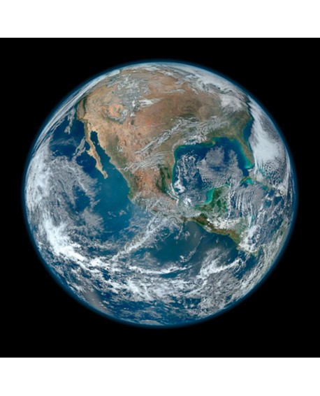 CUADRO FOTO DEL PLANETA TIERRA POR LA NASA CUADRADO Home