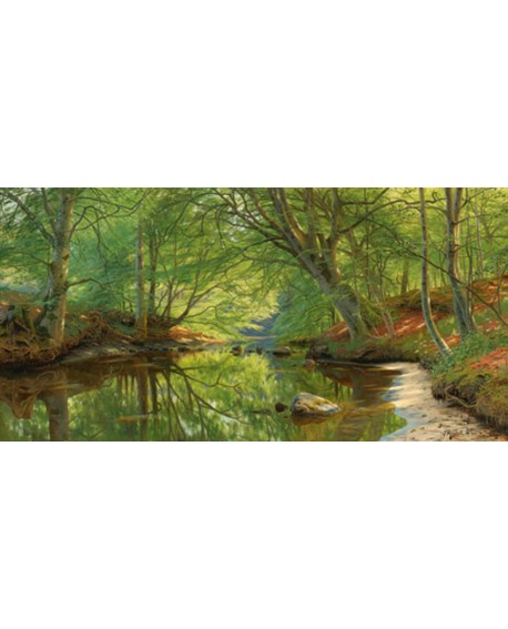 CUADRO PAISAJE PINTURA CLASICA ARBOLES DEL BOSQUE Home