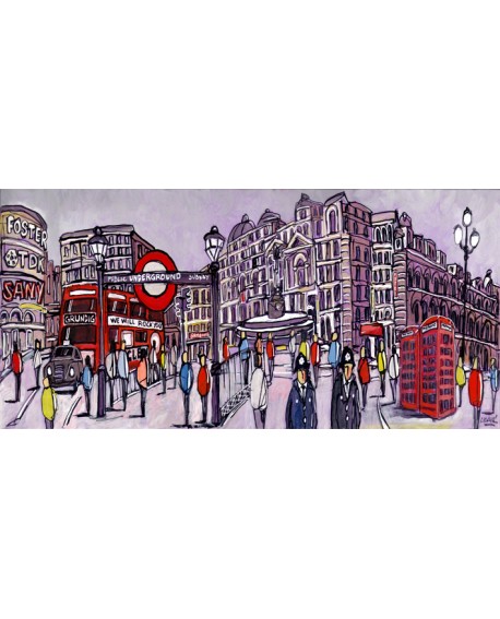 Alcala panoramica londres piccadilly circus - comic. Cuadros Horizontales