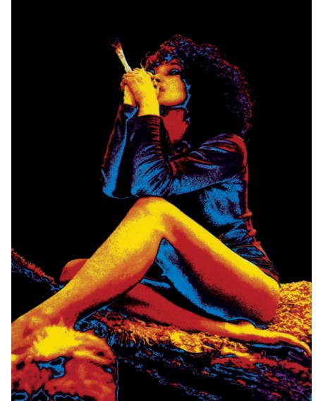Reggae Jamaicana fumando Marihuana - Cuadro 70s Home