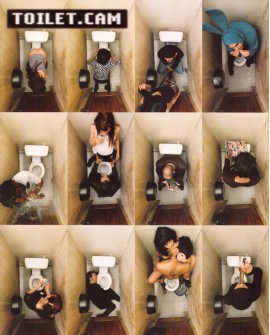 TOILET CAM - Cuadro Collage Fotografia - Cuadro para baño