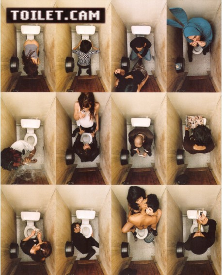 TOILET CAM - Cuadro Collage Fotografia - Cuadro para baño Home