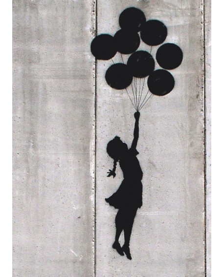 BANKSY niña del muro de Cisjordania Palestina Cuadro Reproduccion Home