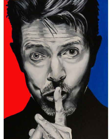David Bowie en Cuadro Mural Decorativo Pop Art Musica Inglaterra Home