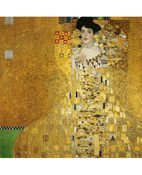 ADELE de Gustav Klimt Cuadro Mural Cuadrado Impresionista Clasico Art Nouveau Deco Home