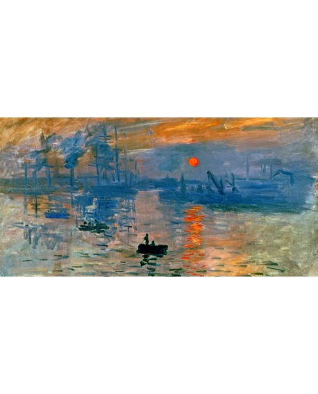 Monet amanecer cuadro grande mural reproduccion impresionista Cuadros Horizontales