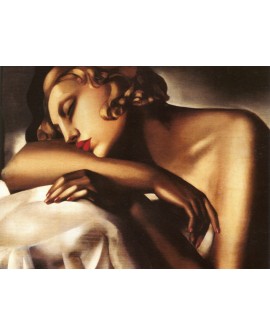Tamara Lempicka Dormeuse  cuadro desnudo reproduccion Pintura Giclee