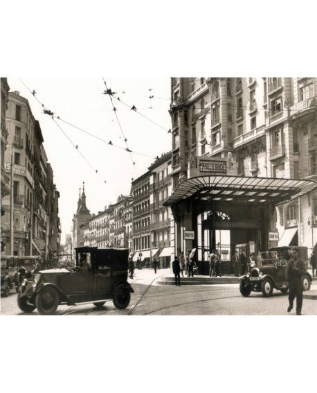 Cuadro Fotografico Madrid 1920 de Metro Red de San Luis Gran Via Home