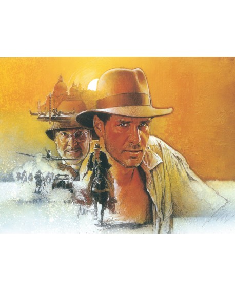 Indiana Jones Cuadro Retrato Mural Generico del Arca Perdida Reproduccion Home