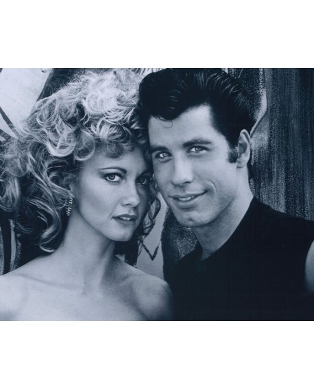 Grease cuadro Fotograma de Olivia Newton John y John Travolta Home