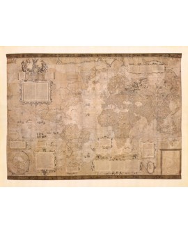 Torbis Terrae Mapa mundi Mural cuadro de Conquista de america