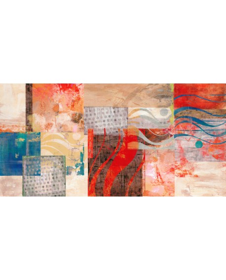 Summertime Cuadro Mural Gigante Abstracto Arte Italiano Cuadros Horizontales
