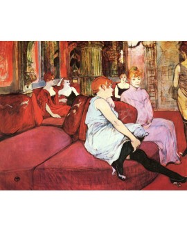 Henri Toulouse Lautrec El burdel y señoritas Impresionista Pintura Giclee