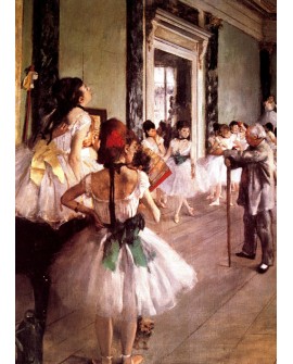 Edgar Degas La clase de danza Ballet Cuadro Impresionista Figurativo Home