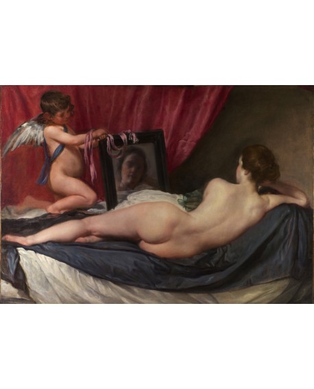 Diego de Velazquez La Venus ante el espejo Clasico Español Giclee Cuadros Horizontales