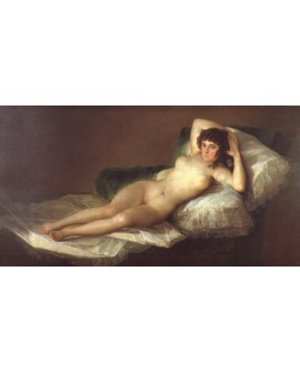Goya La Maja Desnuda El Prado Reproduccion Duquesa de Alba Pintura Giclee Cuadros Horizontales
