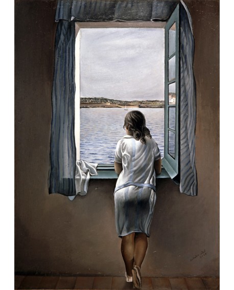 Salvador Dali La muchacha de la ventana Reproduccion Surrealismo Home