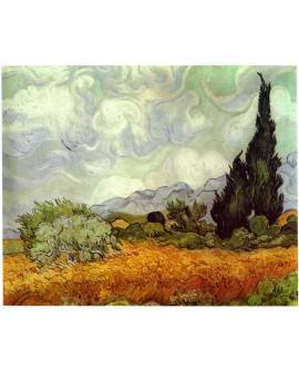 Van Gogh El cipres Paisaje Impresionista Reproduccion Giclee