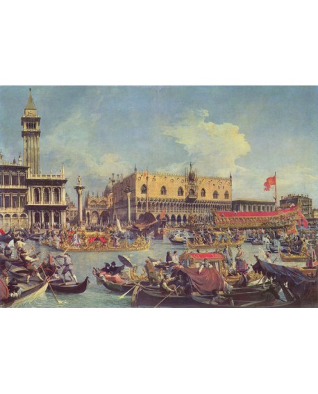 Canaletto Carnavales en los canales de Venezia Cuadro clasico Home