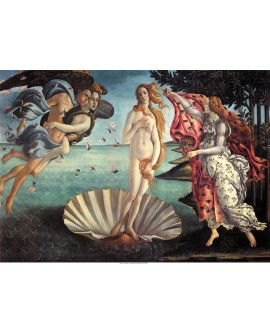 Botticelli El nacimiento de Venus Cuadro clasico Renacimiento.