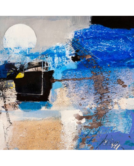 ARTHUR PIMA MOONLIGHT Luz de luna Mural abstracto cuadrado Home