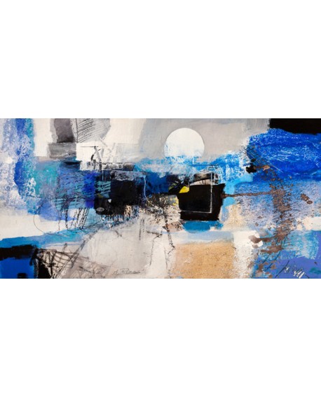 ARTHUR PIMA MOONLIGHT La luz de la luna Mural Abstracto Grande en Giclee Cuadros Horizontales