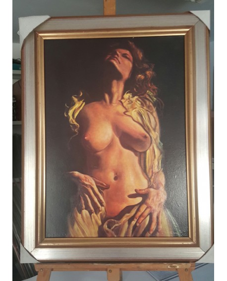 La Amante libertaria Cuadro 84x66 Texturizado con relieve Anonimo Home