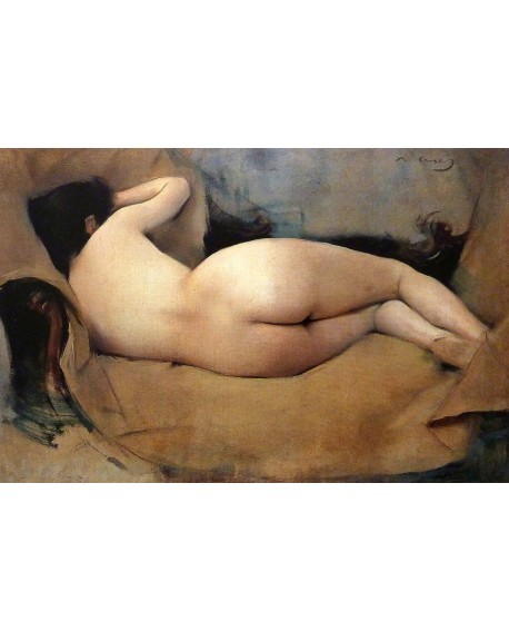 Ramon Casas Figura mujer desnudo clasico 1893 reproduccion Home