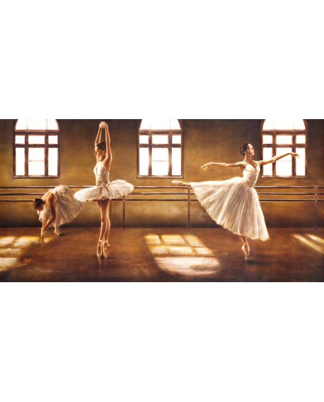 cuadro ballet danza bailarinas mural grande pintura giclee reproduccion Cuadros Horizontales