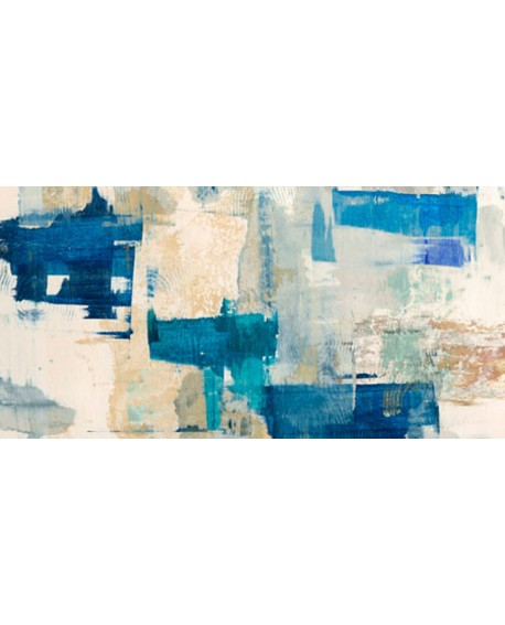 anne munson rapsodia en azul cuadro grande abstracto Cuadros Horizontales