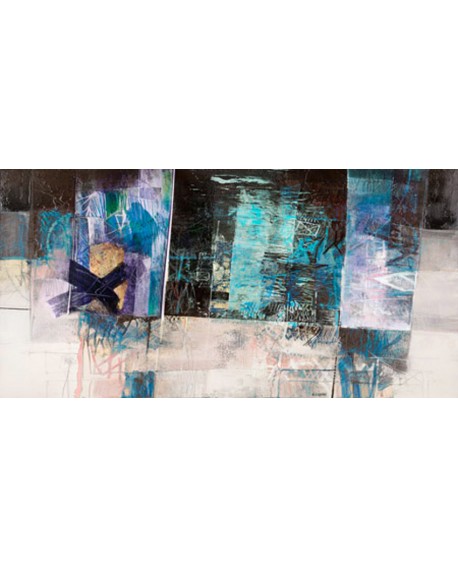 censini cielo del oceano cuadro mural grande abstracto Cuadros Horizontales