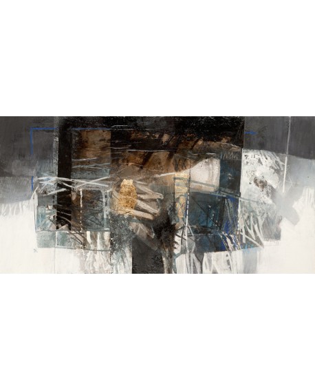 censini el valle de creta cuadro mural grande abstracto Cuadros Horizontales